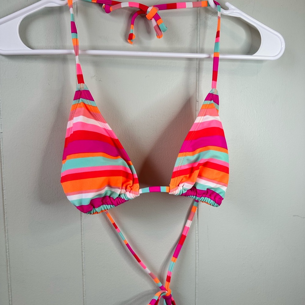 Old Navy Pink and Orange Bikini Vibrant Swimwear - Picture 4 of 9